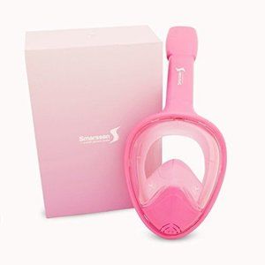 Smarssen Snorkel Diving Mask,Pink - Small